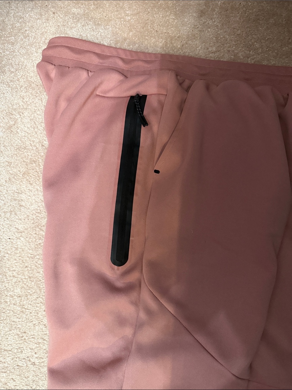 Nike Dusty Rose Hooded Utility Jacket & Joggers Set with Black Trim - Picture 15 of 16